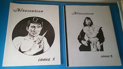 2 Alternaties Star Trek Fanzine  Issue 1 & 2