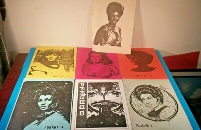 7 Furaha Star Trek Fanzine Vol #1 - #6  + Nichelle Nichols Fan Club Issue