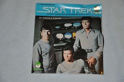 Star Trek Record Book 45 RPM To Starve A Fleaver