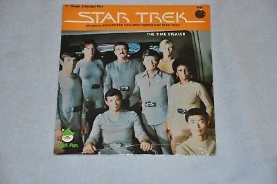 Star Trek Record Book 45 RPM The Time Stealer