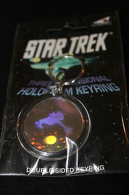 Star Trek Hologram Keyring - Klingon Battle Cruiser