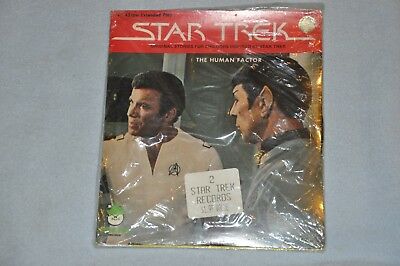 Star Trek 2 Record Book Set 45 RPM The Human Factor / To Starve A Fleaver
