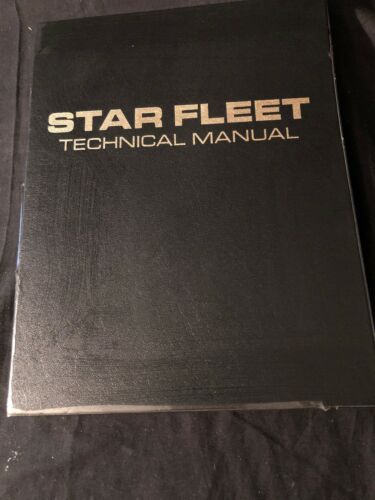 Vintage Star Trek STAR FLEET TECHNICAL MANUAL First Edition 1st Printing 1975