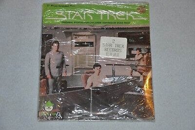 Star Trek 2 Record Book Set 45 RPM In Vino Veritas / The Time Stealer