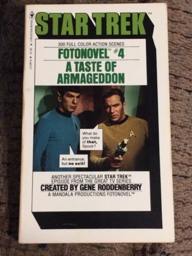 Star Trek FotoNovel # 4 - A Taste of Armageddon - Excellent condition