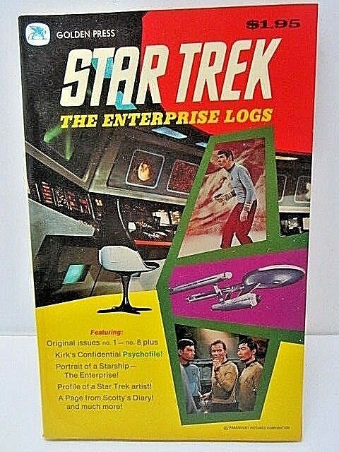 1976 STAR TREK THE ENTERPRISE LOGS VOLUME 1 ISSUES NO. 1 - NO. 8 HIGH GRADE