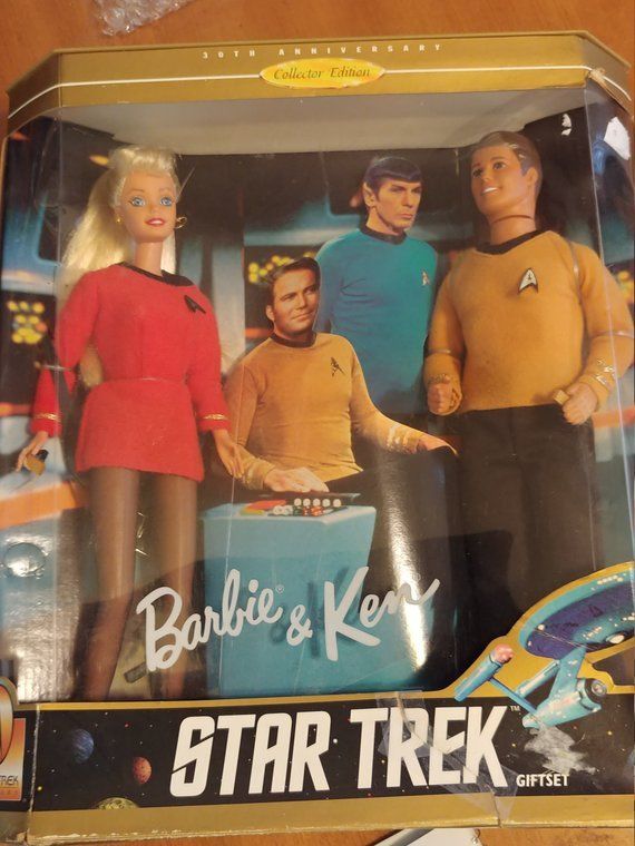 ? ?             Star Trek Barbie & Ken 30th Anniverary Collector Edition 1996