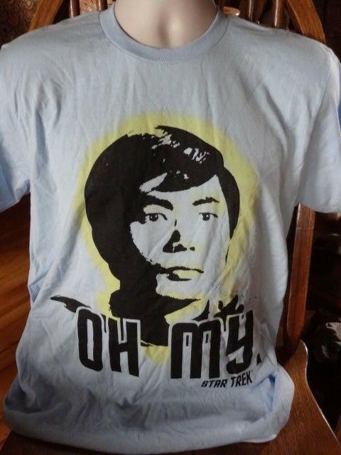 Star Trek T-Shirt sz.M - Captain Hikaru Sulu- Oh My... Brand New with Tags