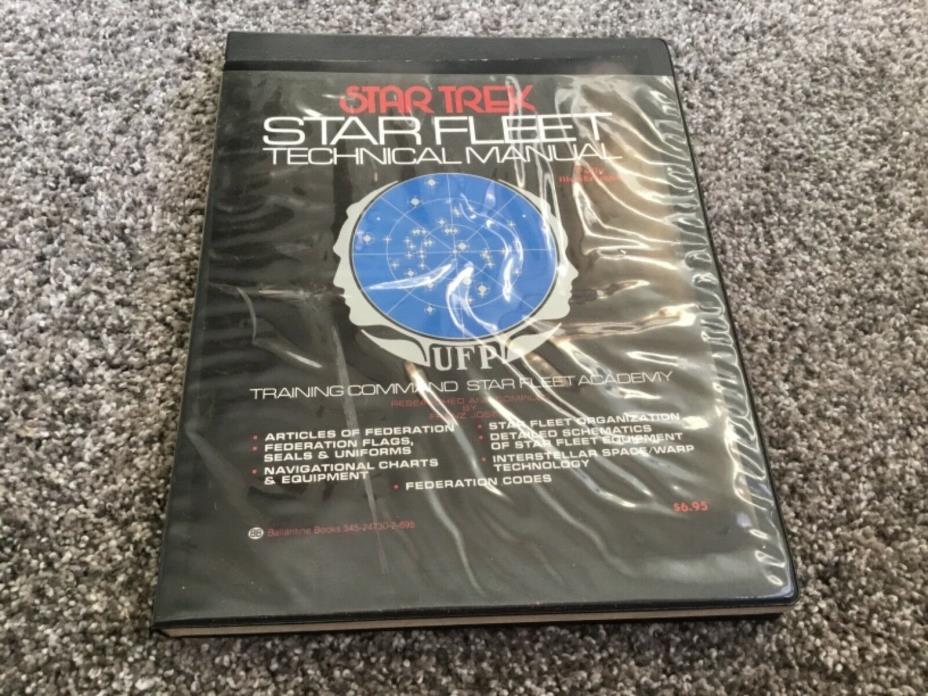 Vintage Star Trek Star Fleet Techinical Manual-First Edition, First print 1975