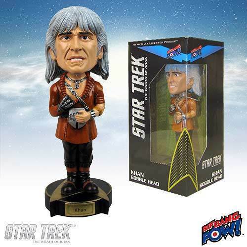 Star Trek bobblehead Khan NIB 7