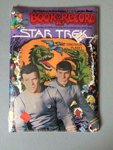 STAR TREK Dinosaur Planet 1979 sealed mint record book set