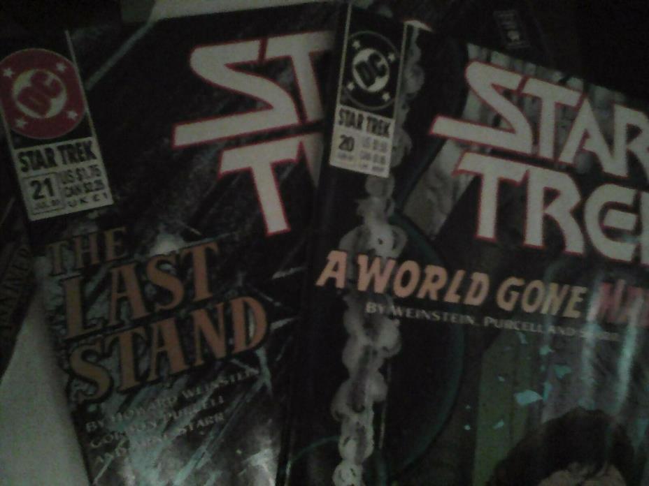 STAR TREK The Last Stand - A World Gone Mad! - Star Trek #20 & 21 RUN LOT -- DC