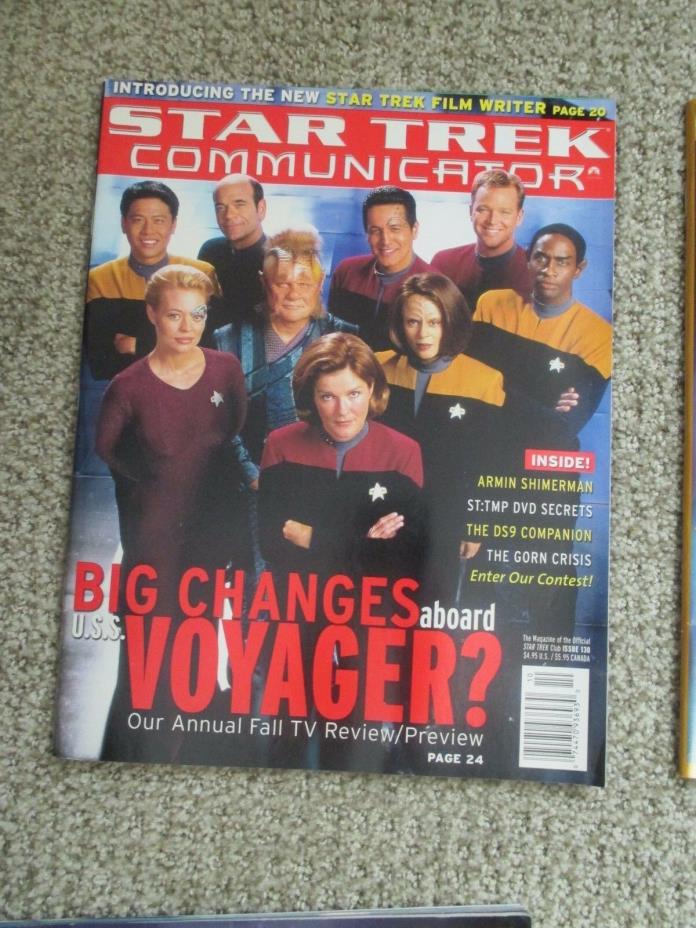 Star Trek Communicator Magazines #130-139, Near Mint