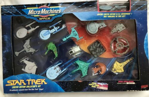 Star Trek Limited Edition Collector's Set Galoob Micro Machines 1993