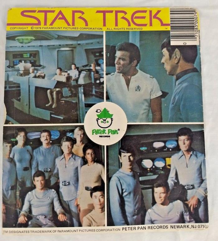 1979 Star Trek 45rpm Record Peter Pan To Starve a Fleaver 1515 7