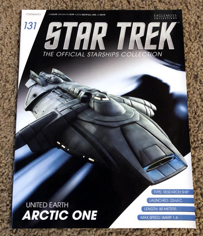 Star Trek Starship Collection Eaglemoss - Arctic One Issue #131 - MAGAZINE ONLY