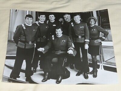 Star Trek V The Final Frontier 1989 cast photo glossy 8x10 Leonard Nimoy Spock
