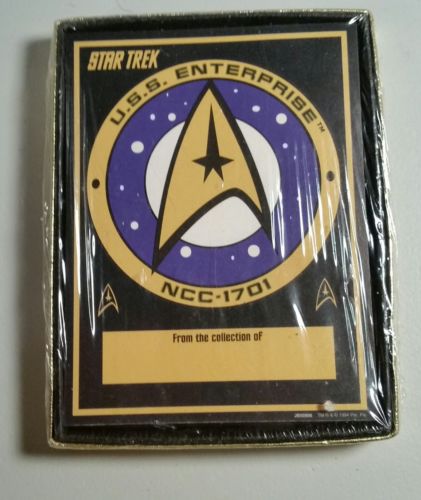 VTG Star Trek Classic Bookplates. Unopened, NIB Antiock Publishing NEW IN BOX