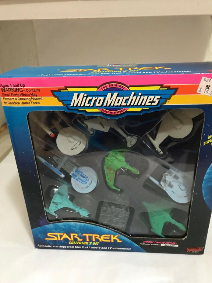 Star Trek Special Limited Edition 3624 Collector Set Galoob 65827 Micro Machines