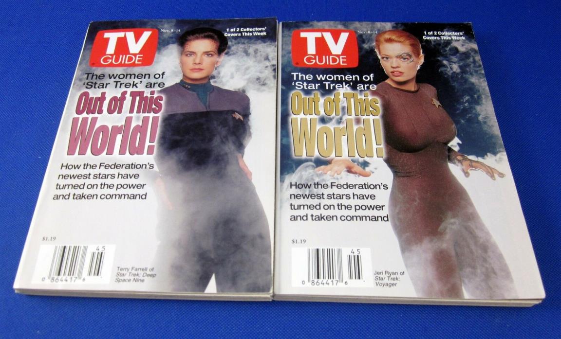 TV Guide - November 8 - 14, 1997 - Star Trek Out of the World Collector Set