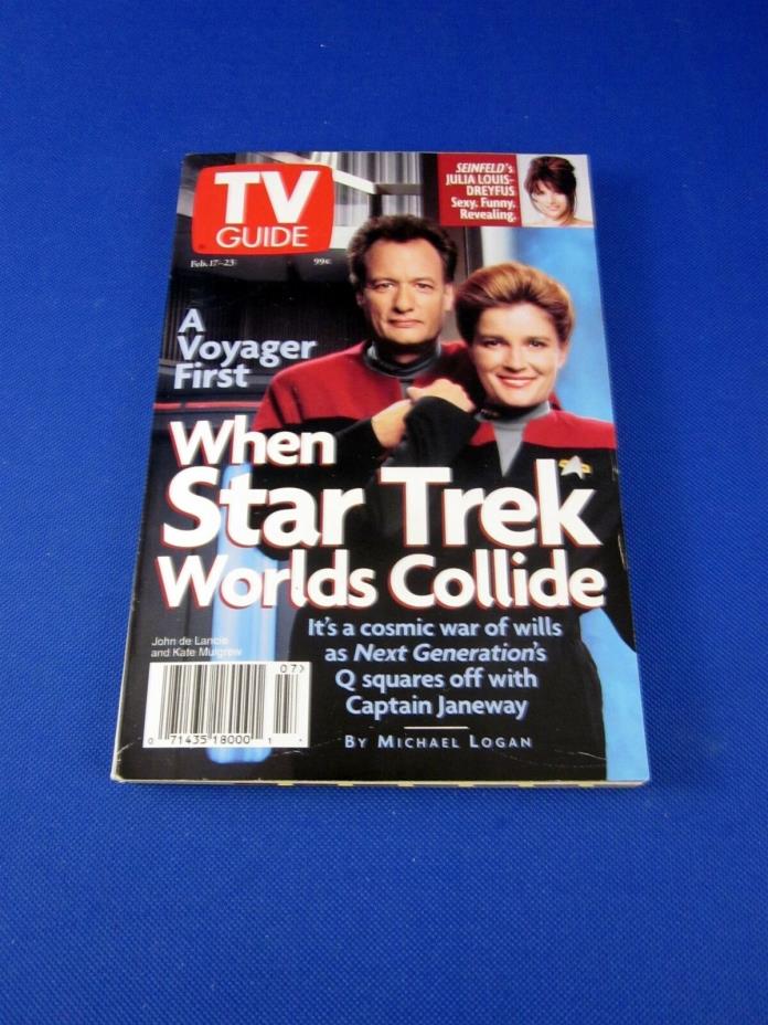 TV Guide - February 17 - 23, 1996 - Star Trek Worlds Collide
