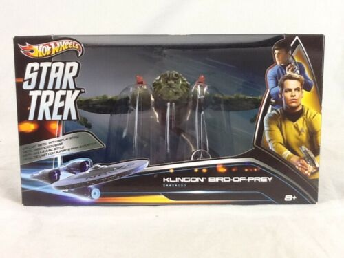 Hot Wheels Star Trek Klingon Bird Of Prey Diecast Ship Mattel 2013 NEW