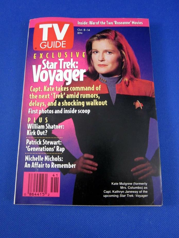 TV Guide October 8 - 14, 1994 - Star Trek Voyager