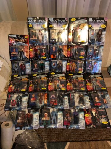 28 Different Factory Sealed Star Trek Figurines Free Shipping