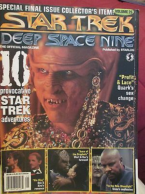 RARE STAR TREK DEEP SPACE NINE MAGAZINE VOLUME 25 SPECIAL FINAL ISSUE 1998