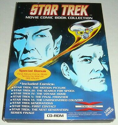 Star Trek Movie Comic Book Collection CD-ROM