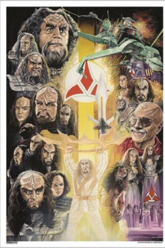 Star Trek 50th Art Collection Klingons 13x9 Brand New