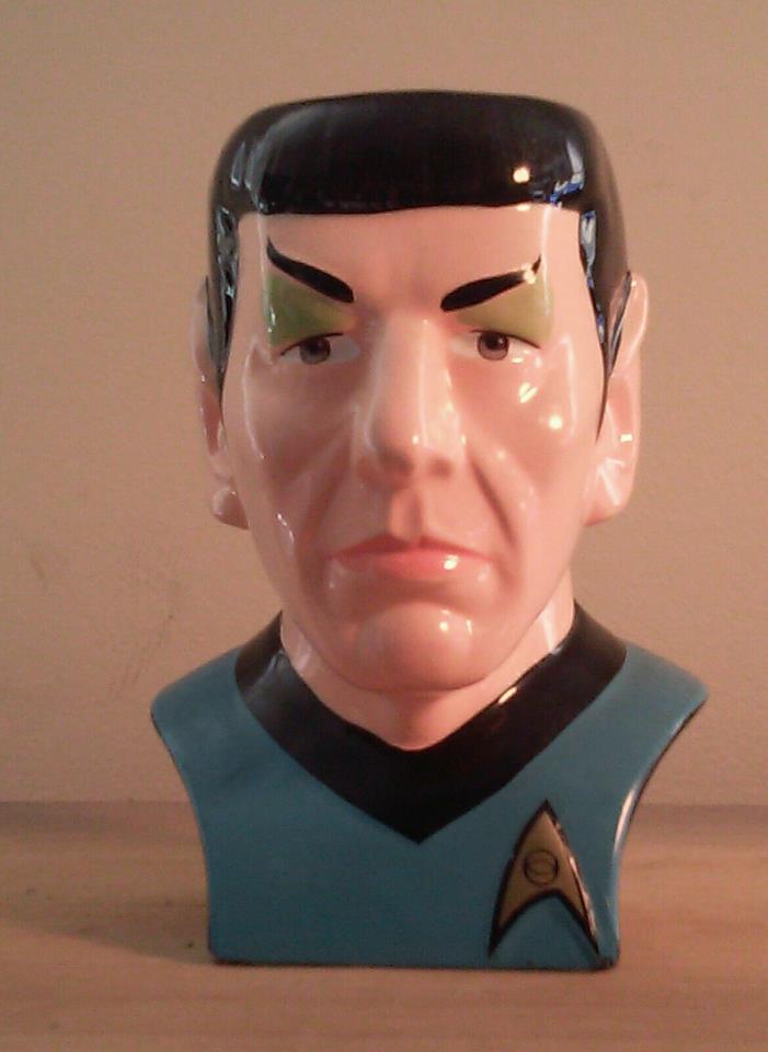 Star Trek Mr Spock Molded Ceramic Mug 14 oz.