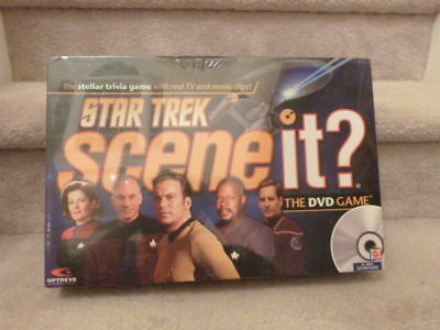 Star Trek DVD Scene it Game New - MIB - original TNG Voyager DS9 Enterpise movie