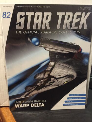 Star Trek Warp Delta #82 Die Cast Metal Ship Eaglemoss w Mag