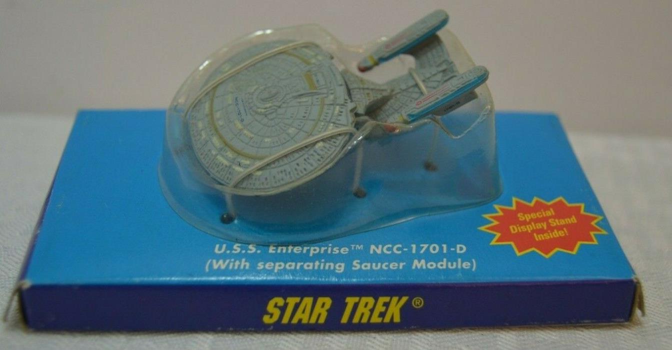 VTG 90s NIB Micro Machines Galoob 1995 Star Trek USS Enterprise NCC 1701 D