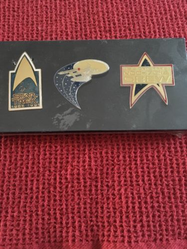 Star Trek 25th Anniversary Pins - New In Package