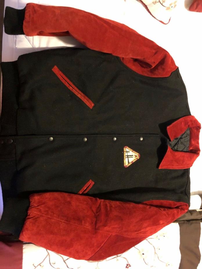 Vtg 90s Star Trek Men's Sz XL Starfleet Academy San Francisco Varsity Jacket