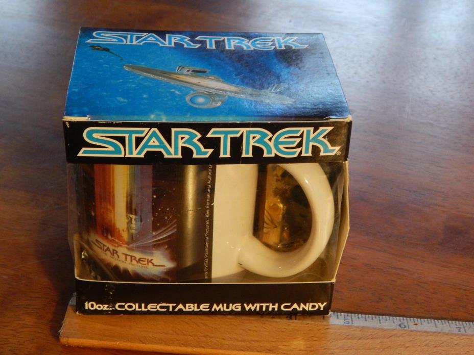 Star Trek ~ The Motion Picture (1993, Paramount Pictures) 10oz MUG w/ Candy
