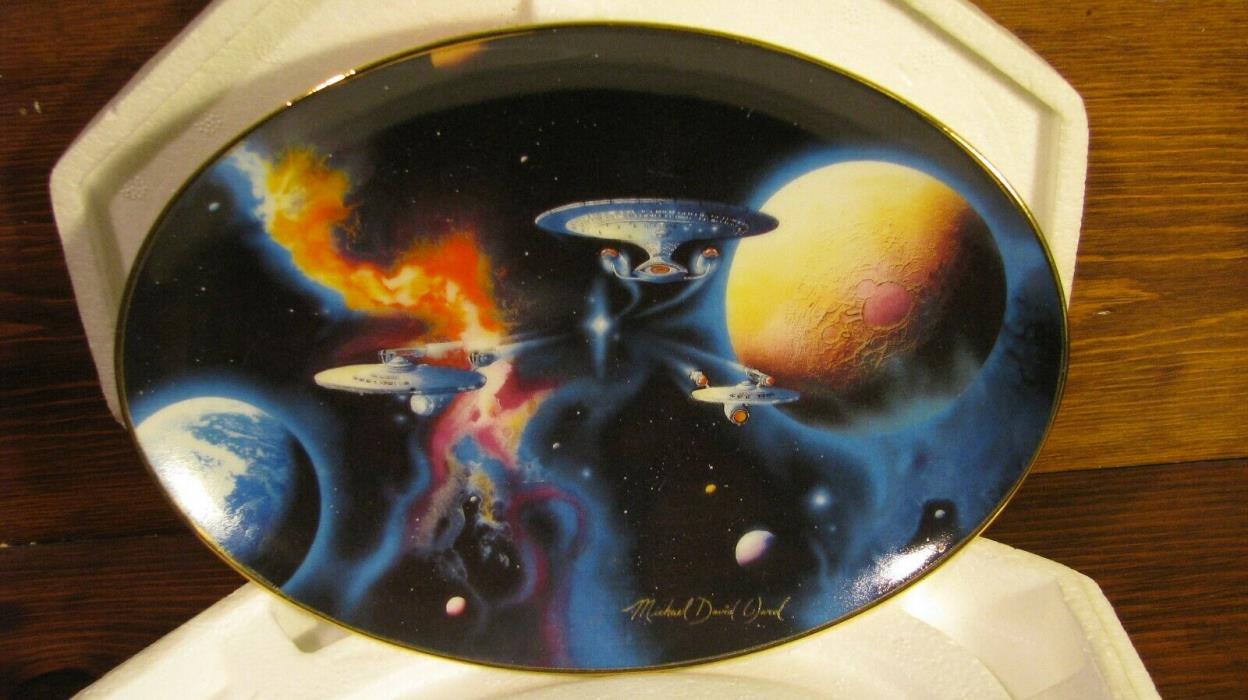 Star Trek Plate Collectable Hamilton Collection 1996