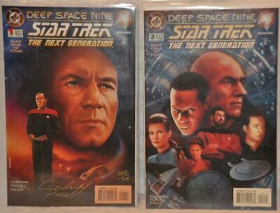 Star Trek Comic Next Generation/Deep Space 9 Xover #'d Signed/Gordon Purcell !!^