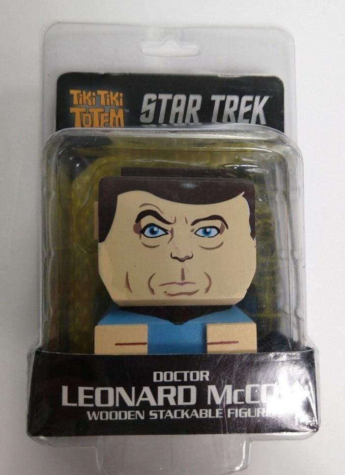 Star Trek Tiki Tiki Totem Dr. Leonard McCoy Wooden Stackable Figure