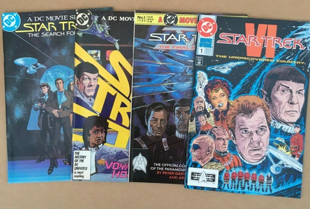 STAR TREK: Movie Special Lot DC Comics 3,4,5,6 Search for Spock NM