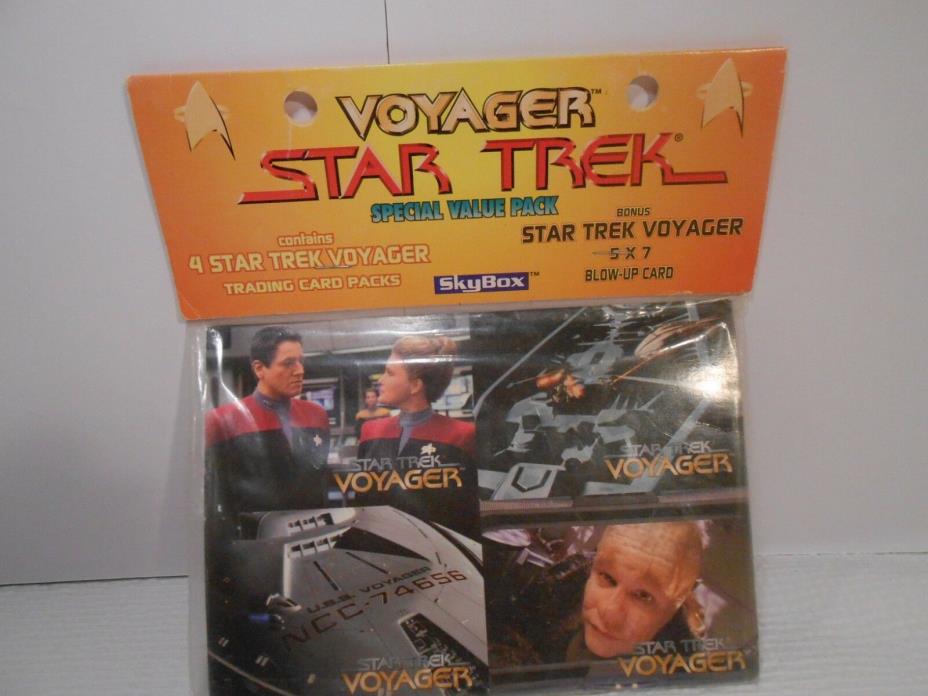 Sealed STAR TREK Voyager Special Value Pack SKYBOX 1996