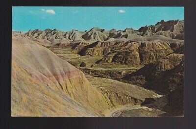 One of the most unusual drives you can take in all USA Badlands of SD postcard