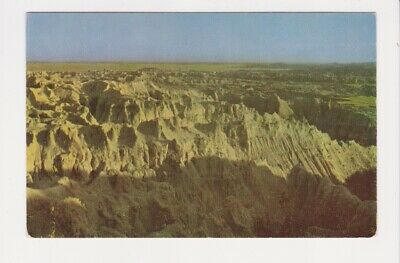C3122 Wonderful view in the Bad Lands of South Dakota SD postcard