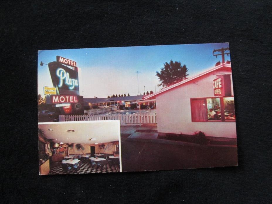 Plaza Inn Motel     (S Falls)  Postcard   South Dakota