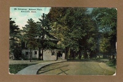 Knoxville,TN Tennessee, Melrose Place, Driveway used 1912