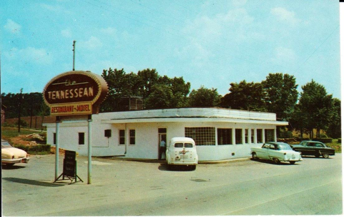 1950's The Tennessean Restaurant in Rogersville, TN Tennessee PC