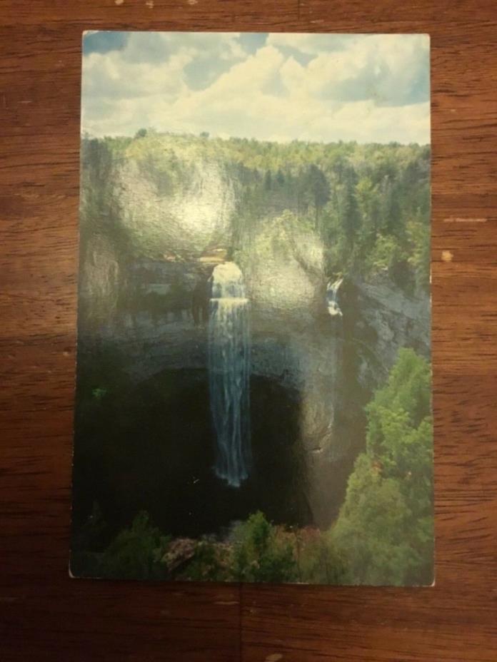 Vintage Fall Creek Falls Postcard Fall Creek Falls Park Cumberland Mountains TN