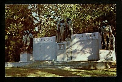 Tennessee TN postcard Shiloh, Confederate Monument Military Park chrome